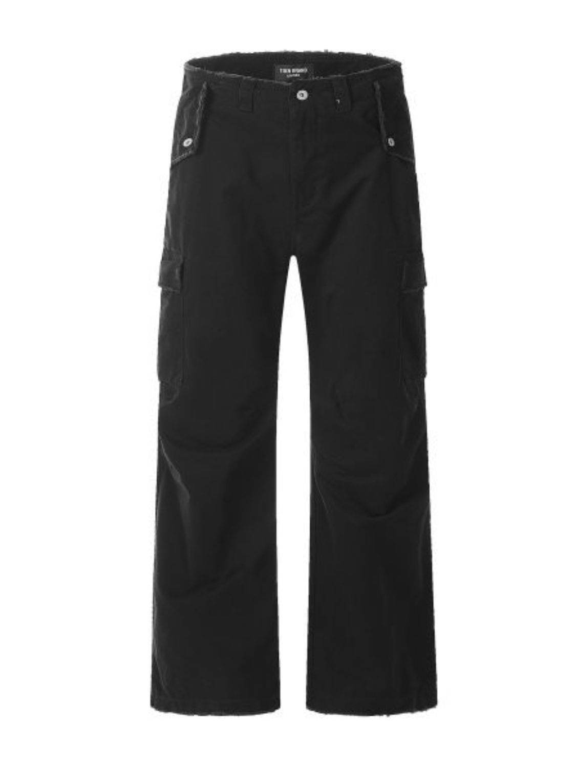 Men's Straight Leg Cargo Pants for Casual Comfort Wear