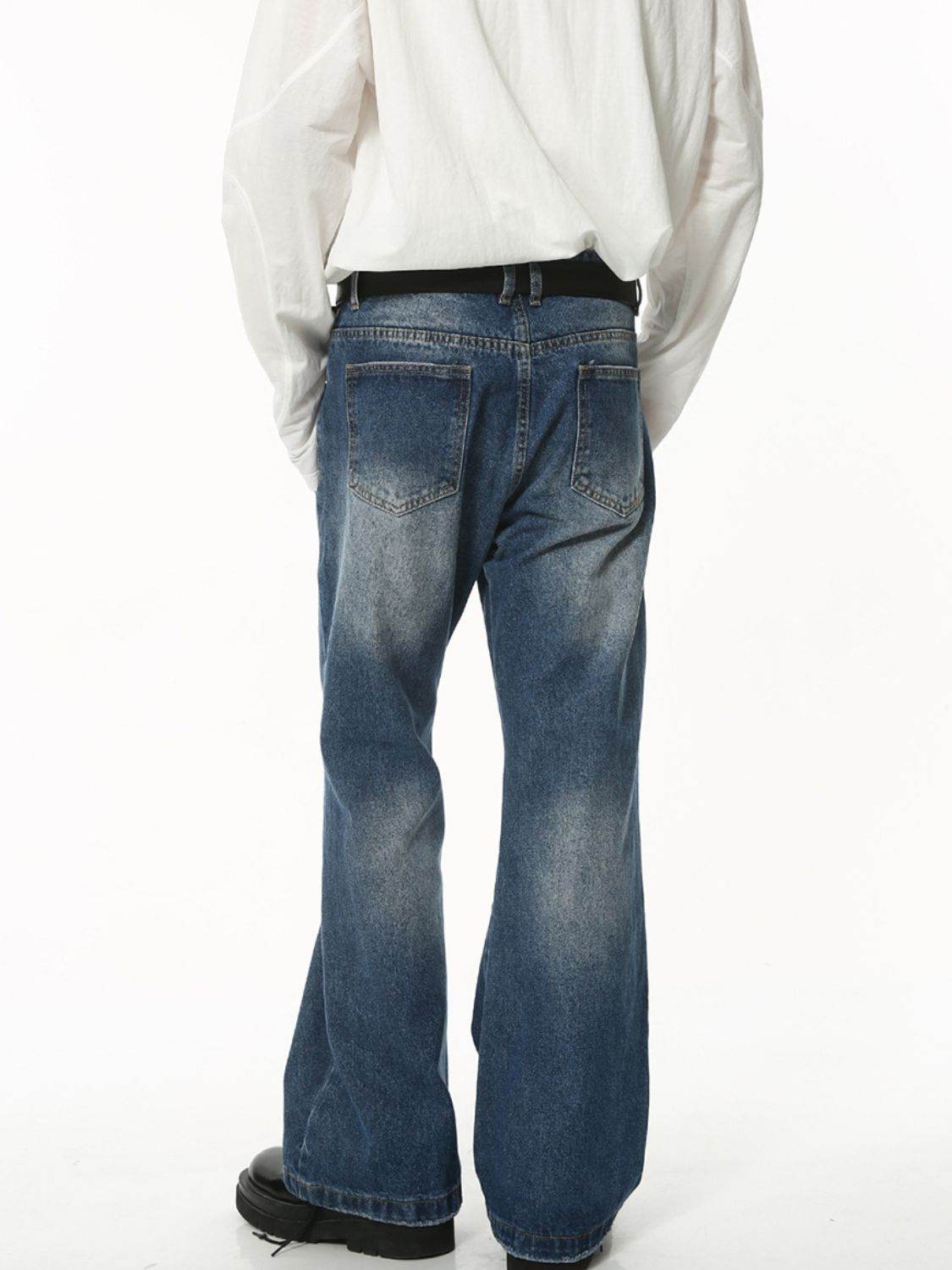 Men's Mid Rise Jeans with Pockets