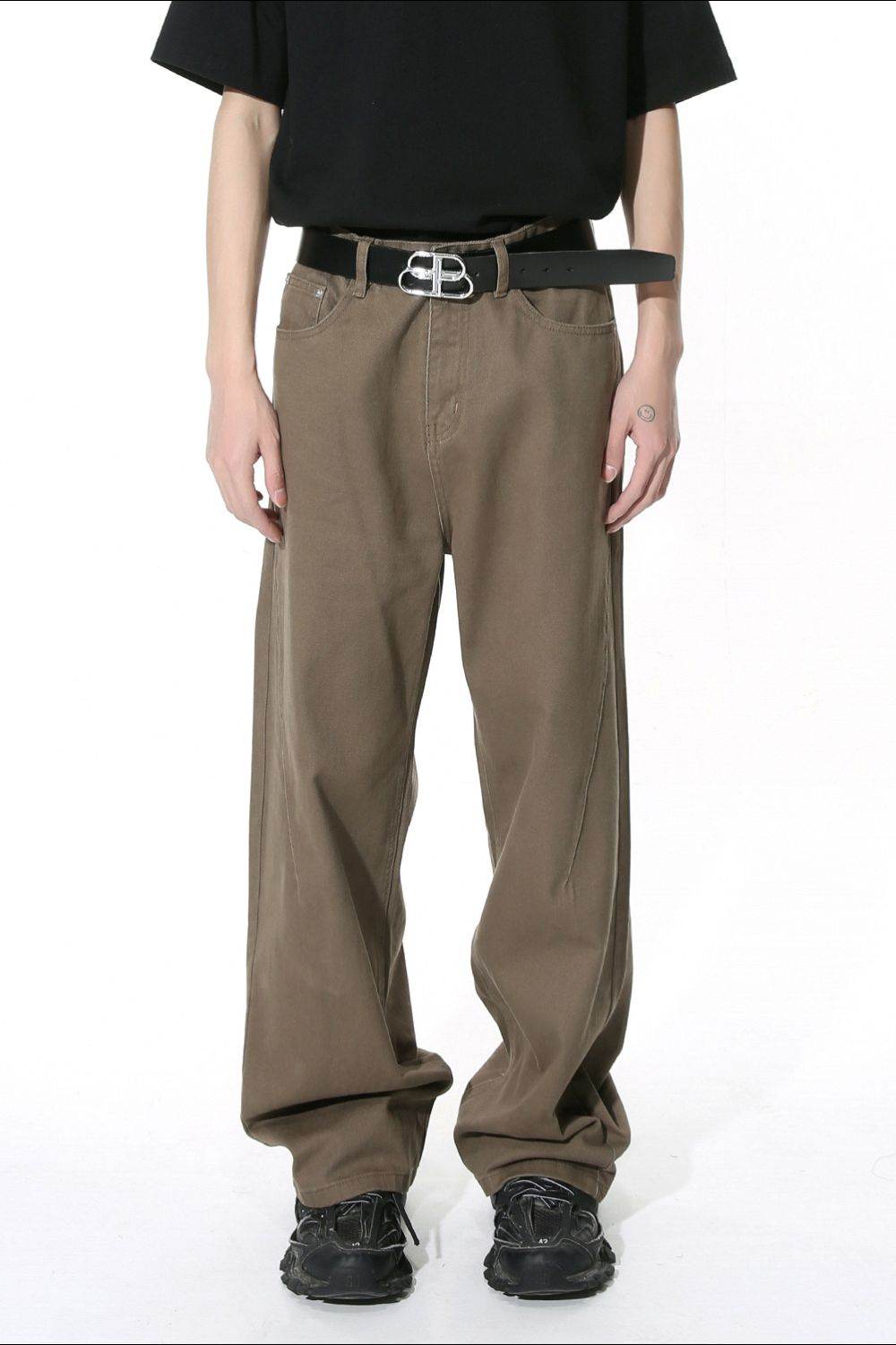 Men's Mid-Rise Straight-Leg Jeans