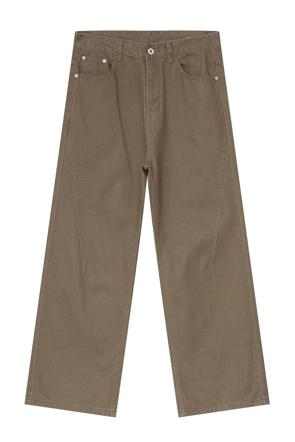 Men's Mid-Rise Straight-Leg Jeans