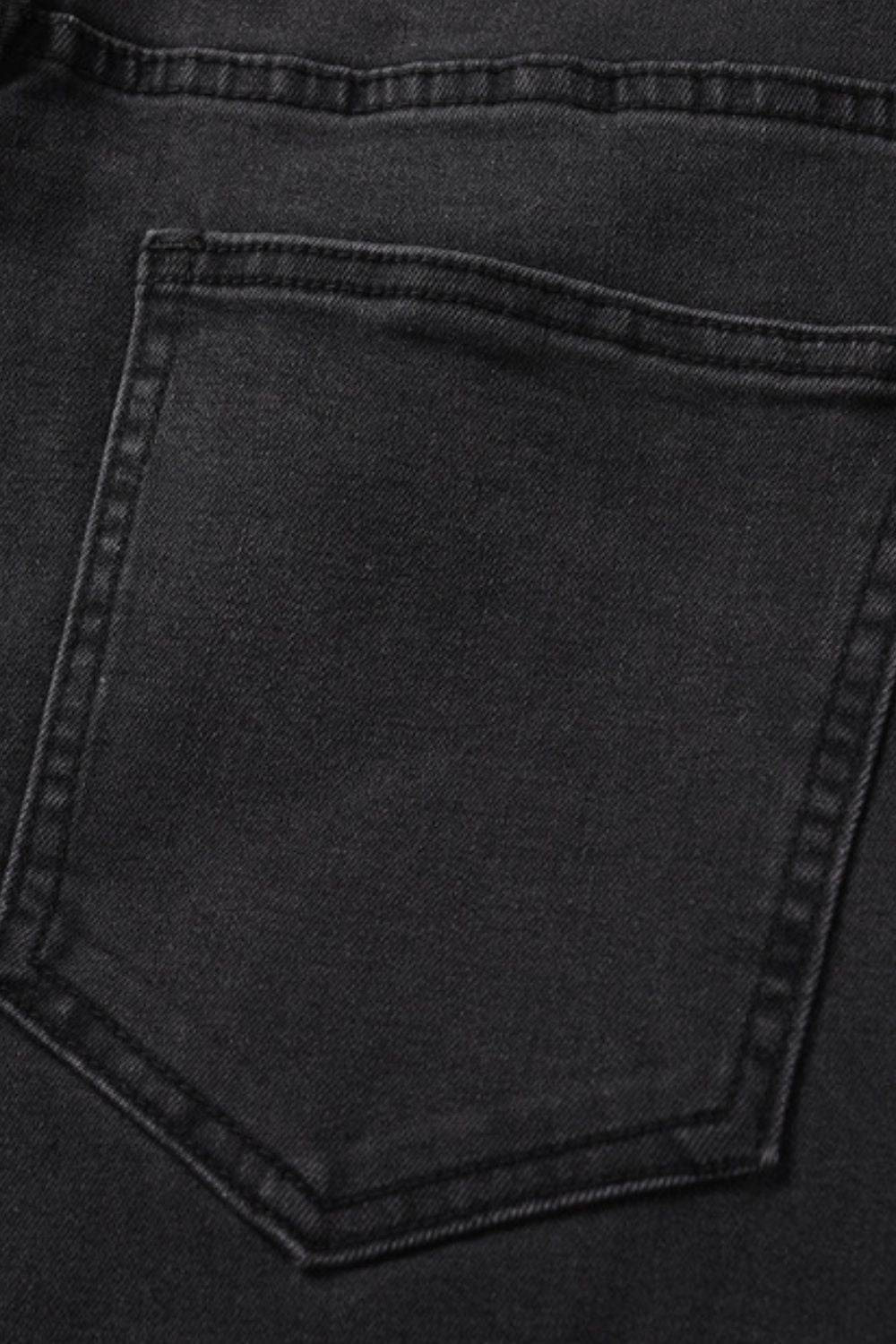 Men's Washed Bootcut Jeans