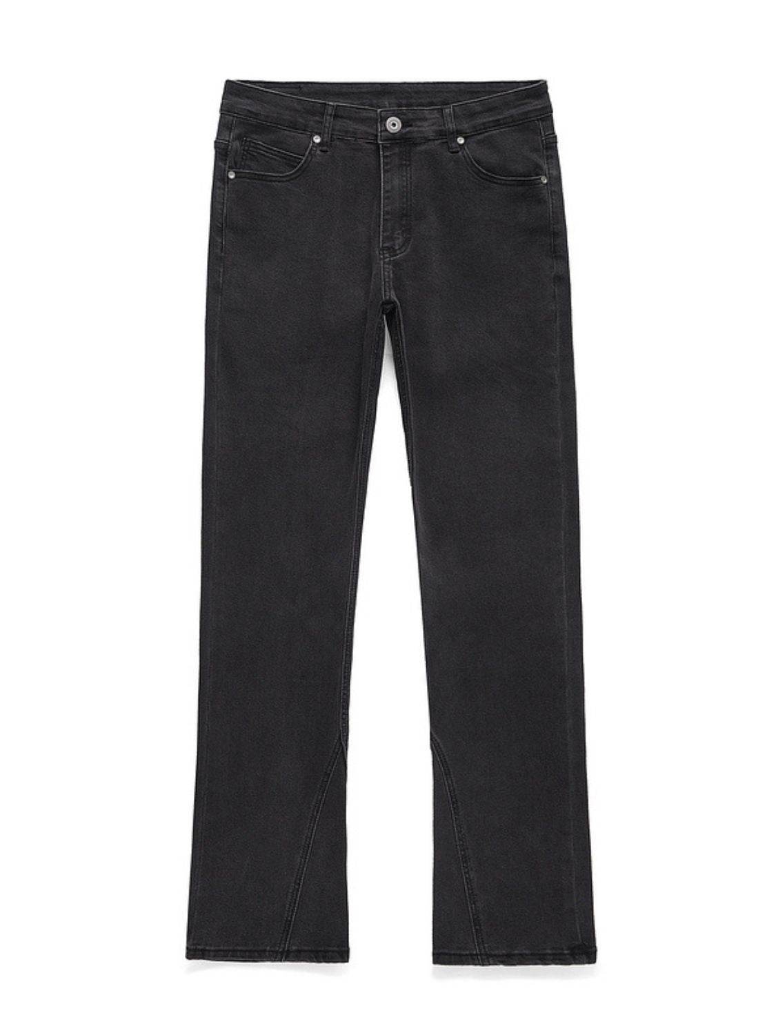 Men's Washed Bootcut Jeans
