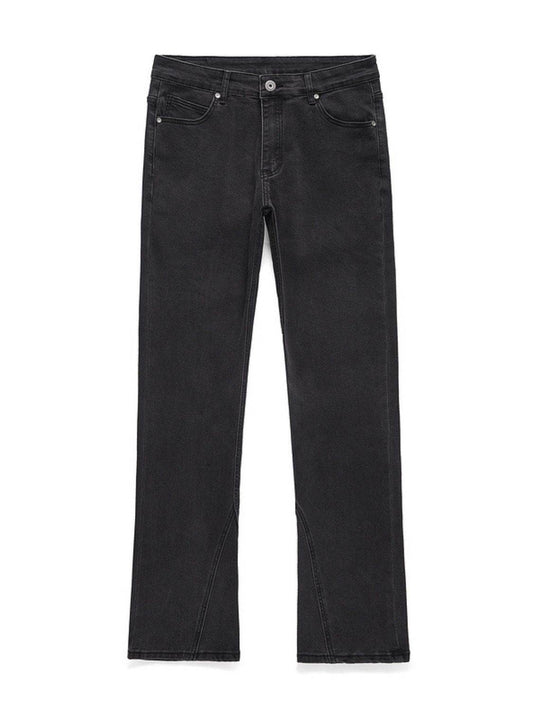Men's Washed Bootcut Jeans