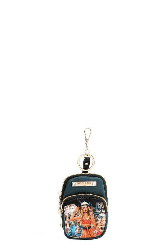 Nicole Lee USA Mini Coin Purse Keychain - Mayzelyn Shop 