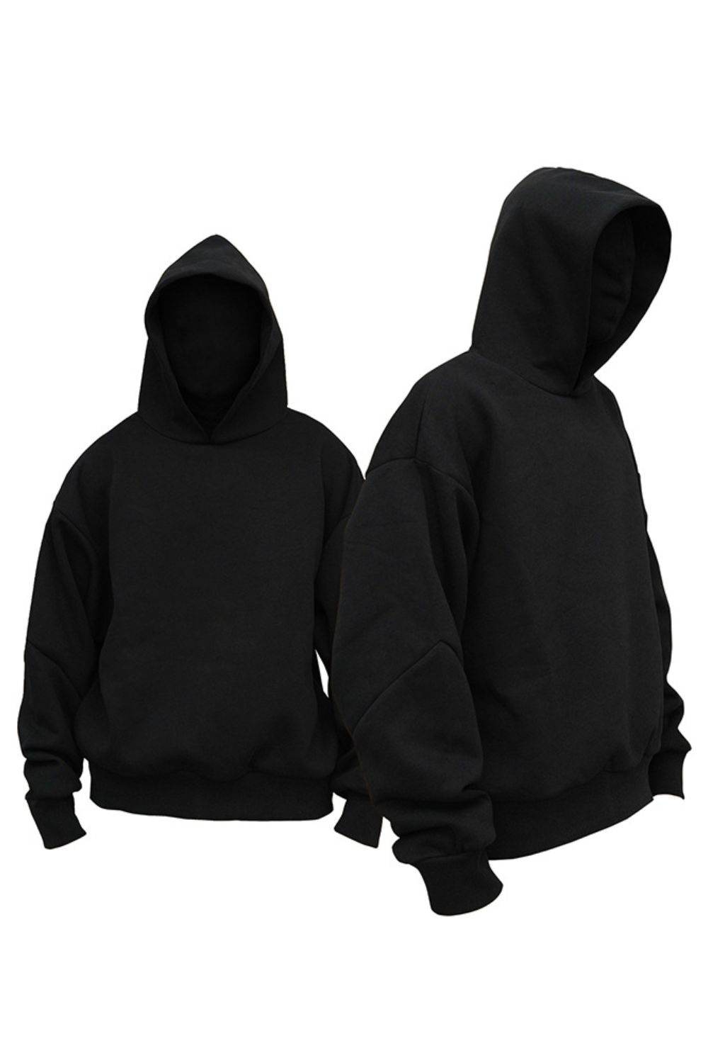 Men's Drop Shoulder Long Sleeve Hoodie - Mayzelyn Shop