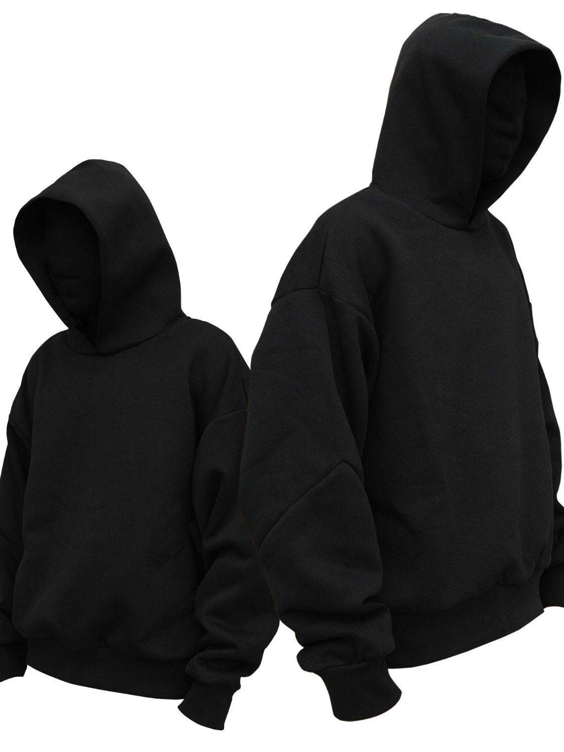 Men's Drop Shoulder Long Sleeve Hoodie - Mayzelyn Shop