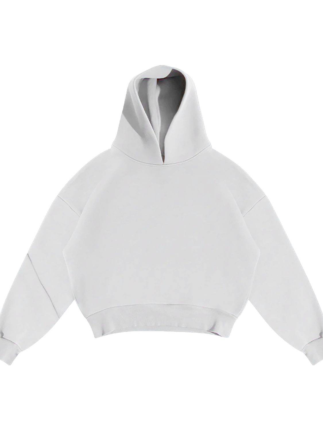 Men's Drop Shoulder Long Sleeve Hoodie - Mayzelyn Shop